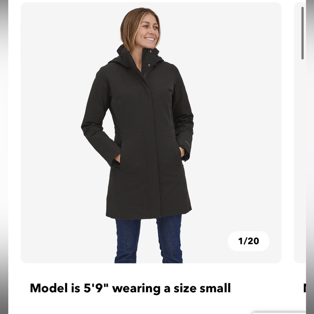 - Patagonia womens trench coat size xs brand new condition